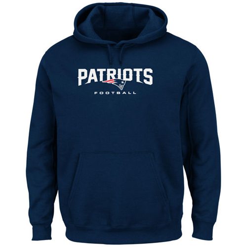 New England Patriots Critical Victory Pullover Hoodie Navy Blue